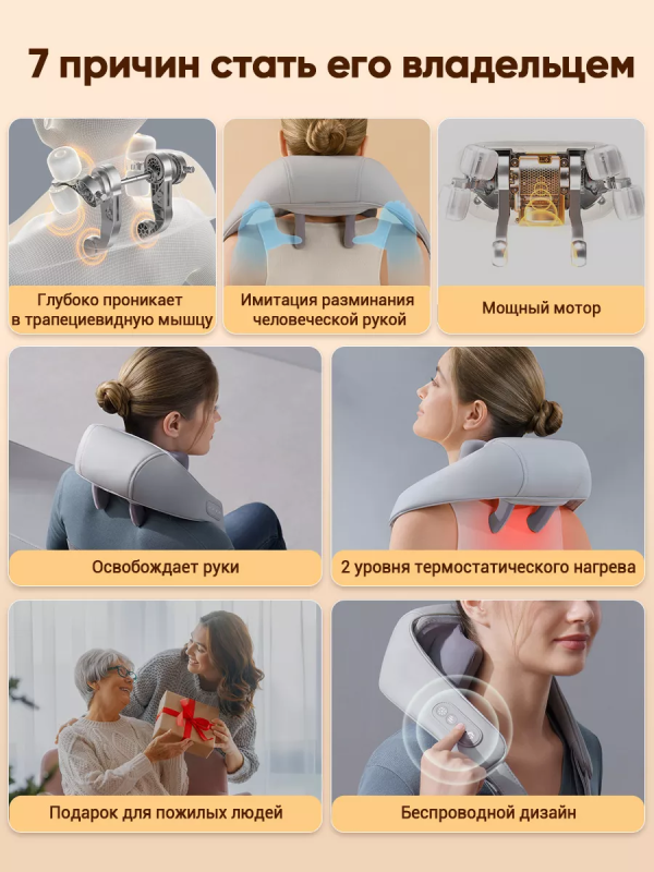 Купить KaringBee Массажер для шеи и плеч  KB-S01-2.png